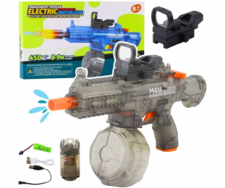 LeanToys Elektrická vodní pistole M416 s osvětlenými míři...