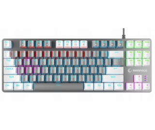 Rampage Mechanická herní klávesnice Snug RGB KRGD Red, še...
