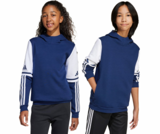 Adidas Dětská mikina s kapucí Squadra 25, tmavě modrá, JD...