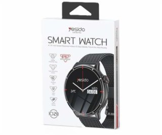Yesido Chytré hodinky IO28 BT5.2 300mAh IP67 ČERNÉ