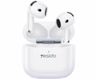 Yesido Sluchátka TWS32 (ANC) BT 5.4 300mAh, BÍLÁ