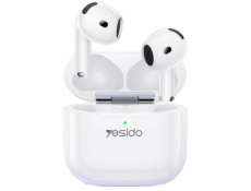 Yesido Sluchátka TWS32 (ANC) BT 5.4 300mAh, BÍLÁ