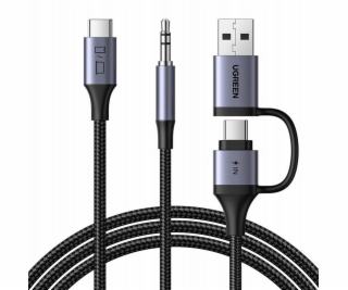 Ugreen Zvuková karta CM772 USB-C / 3,5 mm + USB-C/A