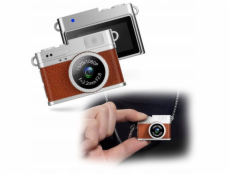 Xrec Mini digitální fotoaparát X4 2mp 1080p LCD 0.96 Přívěsek na klíče / X4 Hnědá
