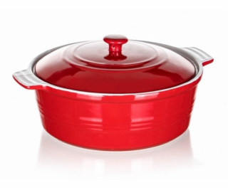 Banquet Keramický kastrol s poklicí 26 cm 3 l CULINARIA