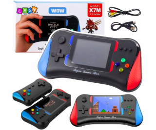LeanToys Přenosná elektronická konzole X7M s 500 hrami, r...