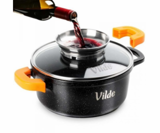 Vilde ŽULOVÝ HRNEC 1,2 L 16 CM S VÍČKEM S AROMATIZÉREM TE...