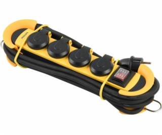 Philips Prodlužovací kabel do dílny, 4 zásuvky, 3 m, 3680 W