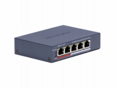 Hikvision PŘEPÍNAČ POE DS-3E0105P-E/M(C) 4PORTOVÝ PŘEPÍNAČ