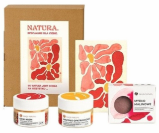 Balea Med Sada Natura Natura malinové mýdlo 100g + krém n...