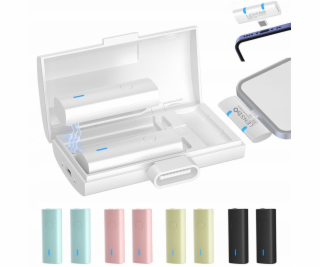 LensGo Bezdrátová nabíječka 2x s mikrofonem / 518c Type-C