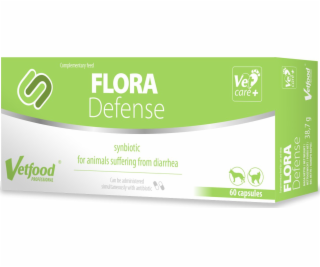 VETFOOD Flora Defense - doplňky stravy pro psy - 60ks
