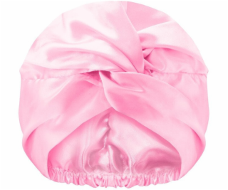 Glov Dvouvrstvá saténová spací čepice růžová