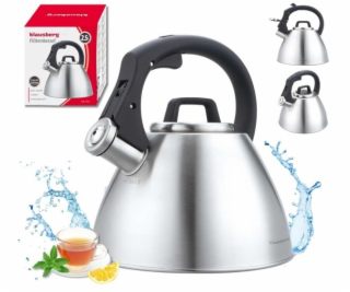 Klausberg Ocelová konvice s pískačkou 2,5 l KB-7951