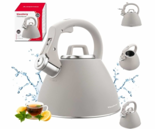 Klausberg Ocelová konvice s pískačkou 2,5 l KB-7953