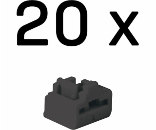 Lindy 47892 Blokátor portů RJ-45 Blokátor portů černý Akr...