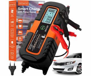 Zenwire Nabíječka autobaterií s funkcí opravy AGM 6V 12V ...