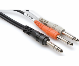 Hosa Technology TRS/2 x TS, Samec, 2 x 6,35 mm TS, Samec,...