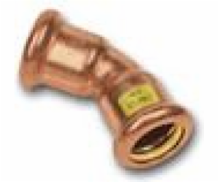 SANHA Měděný obloukový lis plynový 45° 28 mm (11004128)