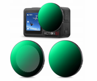 K&F Sada 2x nastavitelných šedých filtrů Nd2-32 + Nd32-51...