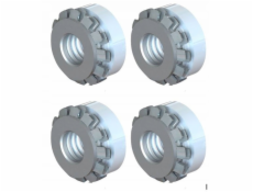 Virax Sada 4 vložek Keep-Nut se závitem M6: pro háčky pro podstavné žulové dřezy - tenká pracovní deska