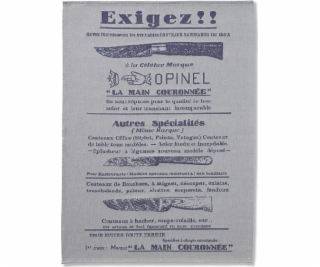 Opinel Kuchyňská utěrka Opinel Exigez