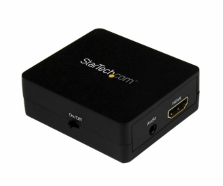 StarTech Adaptér HDMI AV - HDMI + Jack 3,5 mm černý (HD2A)