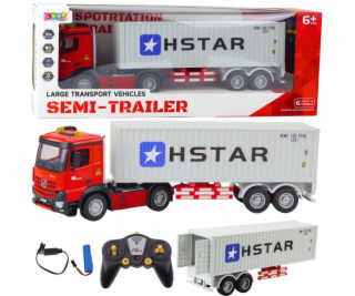 LeanToys Dálkově ovládaný nákladní vůz s kontejnerem RC 6...