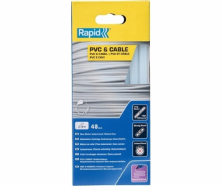Rapid Rychlé lepicí vložky na PVC a kabely 12x190mm 48ks.