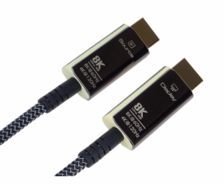 PremiumCord Ultra High Speed HDMI 2.1 optický fiber kabel...