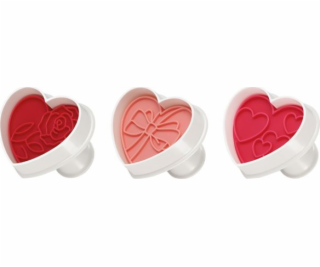 Tescoma Wykrawacze z pieczątką DELCIA, 3 szt., serduszka ...