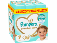 Pampers Pleny Premium Care 7, 15+ kg, 108 ks.