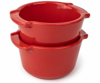 AMSCAN APPOLIA Zapékací miska červená 20 cl (2 ks)