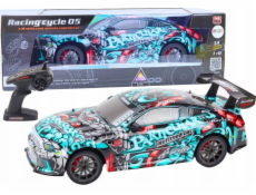 LeanToys Velké dálkově ovládané RC sportovní auto 1:8 Světla Zvuky Graffiti