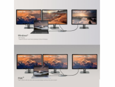 j5create 4K60 ELITE USB-C TROJITÝ MONITOROVÝ/10GB/MINI DOCK