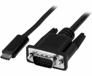 StarTech Kabel USB-C na D-Sub (VGA) 2m černý (CDP2VGAMM2MB)