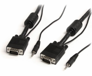 StarTech Kabel D-Sub (VGA) - D-Sub (VGA) + Jack 3,5 mm 5m...
