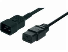 Roline Napájecí kabel EC320/C19-C20, 16A/250V, 3m, černý (19.08.1563)