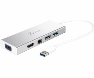 j5create Dokovací stanice/replikátor USB 3.0 (JUD380-N)