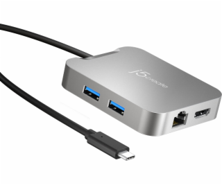 j5create Dokovací stanice/replikátor 4K60 Elite USB-C (JC...