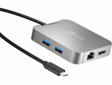 j5create Dokovací stanice/replikátor 4K60 Elite USB-C (JCD391-N)