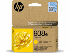 HP Originální žlutá inkoustová kazeta 938e EvoMore