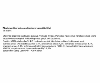 Hnojivá pre orchidey Compo, 0,03 ml