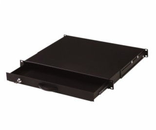 Digitus 19 "uzamykateľný šuflík na klávesnici 1U čierny R...