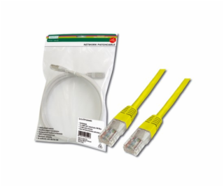 Digitus Patch Cable, UTP, CAT 5e, AWG 26/7, žltý, 1m