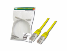 Digitus Patch Cable, UTP, CAT 5e, AWG 26/7, žltý, 1m