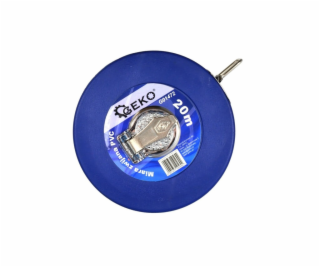 Pásmo měřící, 20m, š. pásma 10mm, PVC, GEKO PROFI