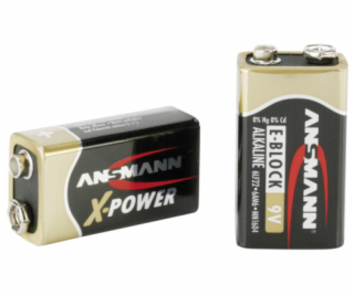 1 Ansmann Alkaline 9V block X-Power