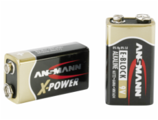 1 Ansmann Alkaline 9V block X-Power