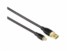 Hama micro USB 2.0 kábel typ A - micro B, 1,8 m, čierny, blister
